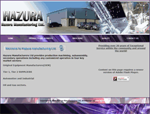 Tablet Screenshot of hazura.ca
